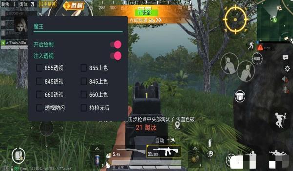 绝地求生辅助只开透视吗
